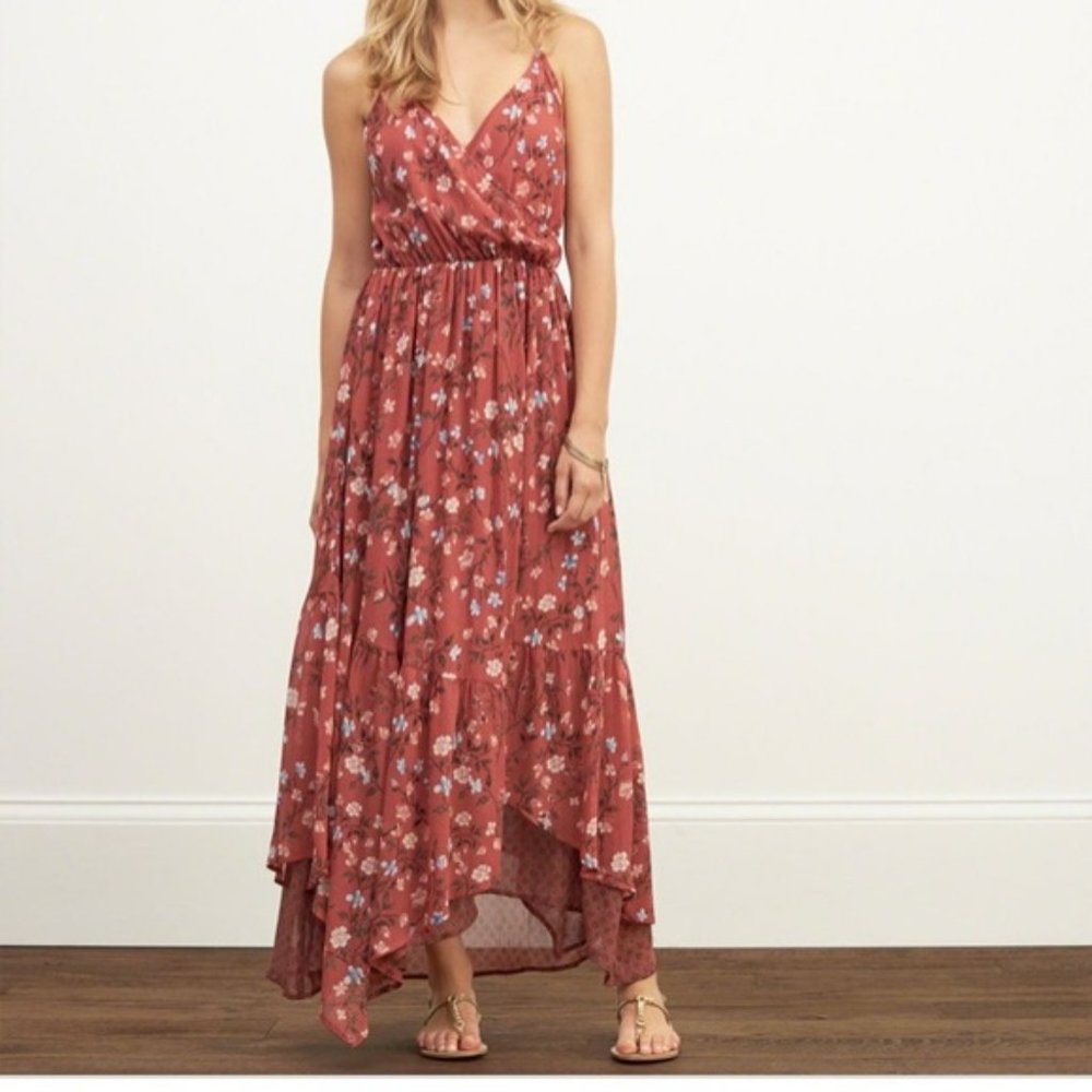 RARE A&F Mix Print Maxi Dress
